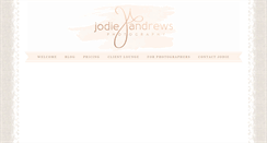 Desktop Screenshot of jodieandrews.com.au